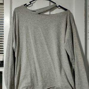 Forever 21 shoulder cut out long sleeve